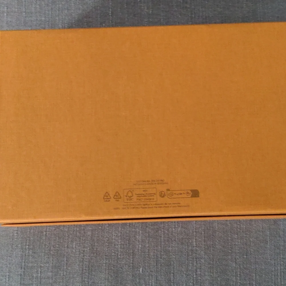 Louis Vuitton Signature Orange Box, 11  By 7 1/2 Inches.  Excellent Condition